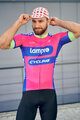 BONAVELO Cycling short sleeve jersey - LAMPRE - pink/blue