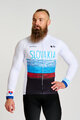 BONAVELO Cycling thermal jacket - SLOVAKIA WINTER - white/multicolour