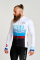 BONAVELO Cycling thermal jacket - SLOVAKIA WINTER - white/multicolour