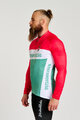 BONAVELO Cycling thermal jacket - HUNGARY WINTER - red/green