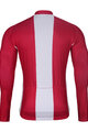 BONAVELO Cycling thermal jacket - POLAND WINTER - white/red