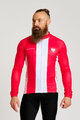 BONAVELO Cycling winter long sleeve jersey - POLAND WINTER - red/white