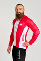 BONAVELO Cycling winter long sleeve jersey - POLAND WINTER - red/white