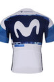 BONAVELO Cycling short sleeve jersey - MOVISTAR 2025 - white/blue