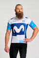 BONAVELO Cycling short sleeve jersey - MOVISTAR 2025 - white/blue