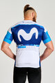 BONAVELO Cycling short sleeve jersey - MOVISTAR 2025 - white/blue