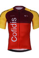 BONAVELO Cycling short sleeve jersey - COFIDIS 2025 - red/yellow