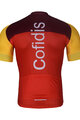 BONAVELO Cycling short sleeve jersey - COFIDIS 2025 - red/yellow