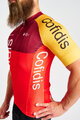 BONAVELO Cycling short sleeve jersey - COFIDIS 2025 - red/yellow