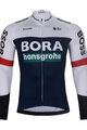BONAVELO Cycling winter long sleeve jersey - BORA 2025 WINTER - blue/white