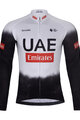 BONAVELO Cycling winter long sleeve jersey - UAE 2025 WINTER - white/black