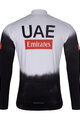 BONAVELO Cycling winter long sleeve jersey - UAE 2025 WINTER - white/black
