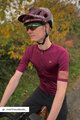 HOLOKOLO Cycling short sleeve jersey - VICTORIOUS GOLD - bordeaux