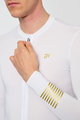 HOLOKOLO Cycling summer long sleeve jersey - VICTORIOUS GOLD ELITE - white