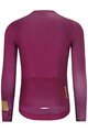 HOLOKOLO Cycling summer long sleeve jersey - VICTORIOUS GOLD ELITE - bordeaux