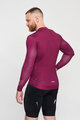 HOLOKOLO Cycling summer long sleeve jersey - VICTORIOUS GOLD ELITE - bordeaux