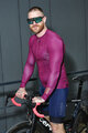 HOLOKOLO Cycling summer long sleeve jersey - VICTORIOUS GOLD ELITE - bordeaux