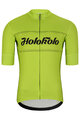 HOLOKOLO Cycling short sleeve jersey - GEAR UP - yellow