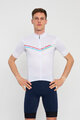 HOLOKOLO Cycling short sleeve jersey - LEVEL UP - white