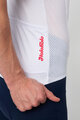 HOLOKOLO Cycling short sleeve jersey - LEVEL UP - white