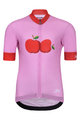 HOLOKOLO Cycling short sleeve jersey - FRUIT - pink