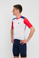 HOLOKOLO Cycling short sleeve jersey - TECHNICAL  - white/blue