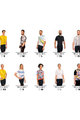 HOLOKOLO Cycling short sleeve jersey - STROKES - white/black