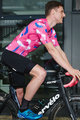 HOLOKOLO Cycling short sleeve jersey - STROKES - pink/blue
