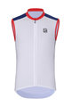 HOLOKOLO Cycling sleeveless jersey - SIMPLE - white/blue