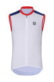 HOLOKOLO Cycling sleeveless jersey - SIMPLE - white/blue