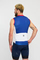 HOLOKOLO Cycling sleeveless jersey - SIMPLE - white/blue