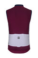 HOLOKOLO Cycling sleeveless jersey - SIMPLE - bordeaux/grey