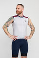 HOLOKOLO Cycling sleeveless jersey - SIMPLE - bordeaux/grey