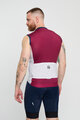 HOLOKOLO Cycling sleeveless jersey - SIMPLE - bordeaux/grey