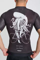 HOLOKOLO Cycling short sleeve jersey - OCTOPUS - white/black