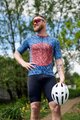 HOLOKOLO Cycling short sleeve jersey - TAMELESS - blue/red