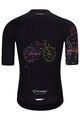 HOLOKOLO Cycling short sleeve jersey - MAAPPI DARK - black/multicolour