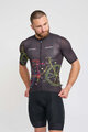 HOLOKOLO Cycling short sleeve jersey - MAAPPI DARK - black/multicolour