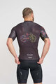 HOLOKOLO Cycling short sleeve jersey - MAAPPI DARK - black/multicolour