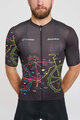 HOLOKOLO Cycling short sleeve jersey - MAAPPI DARK - multicolour/black