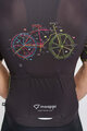 HOLOKOLO Cycling short sleeve jersey - MAAPPI DARK - black/multicolour