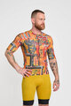 HOLOKOLO Cycling short sleeve jersey - WILDLY - yellow/multicolour
