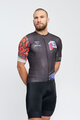 HOLOKOLO Cycling short sleeve jersey - SKETCH - black/red