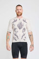 HOLOKOLO Cycling short sleeve jersey - CRUST - ivory/black