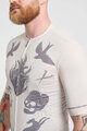 HOLOKOLO Cycling short sleeve jersey - CRUST - ivory/black