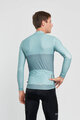 HOLOKOLO Cycling winter long sleeve jersey - STRIPES WINTER - light green