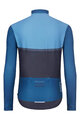 HOLOKOLO Cycling winter long sleeve jersey - STRIPES WINTER - blue