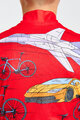 HOLOKOLO Cycling short sleeve jersey - SPEED - red