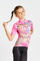 HOLOKOLO Cycling short sleeve jersey - SAFARI - pink/multicolour