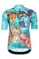 HOLOKOLO Cycling short sleeve jersey - SAFARI - turquoise/multicolour